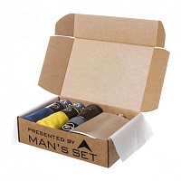 Подарочный мужской набор gift set с флягой